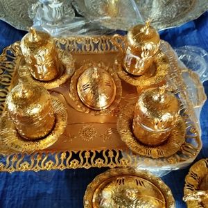 Turkish coffee cups with plate small size